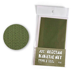 PREORDER AK Interactive - Accessories - Regular Camouflage Net Type 2 Field Green