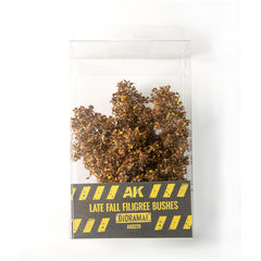 PREORDER AK Interactive - Dioramas - Late Fall Filigree Bushes 1:35