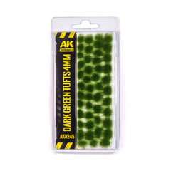 PREORDER AK Interactive - Vegetation - Dark Green Tufts 4mm