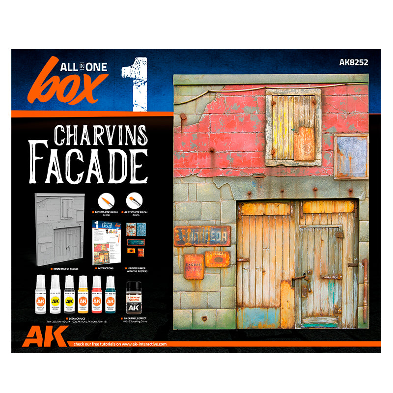 PREORDER AK Interactive - Scale Models  - All In One Set -Box 1-Charvins Facade