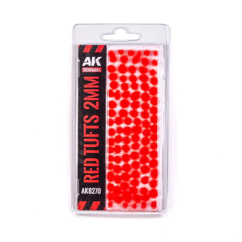 PREORDER AK Interactive - Vegetation - Red - Fantasy Tufts 2mm