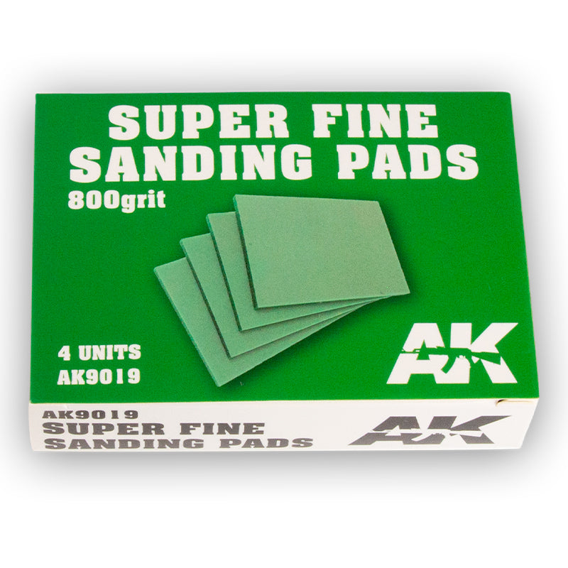 PREORDER AK Interactive - Tools  - Super Fine Sanding Pads 800 grit.4 Units