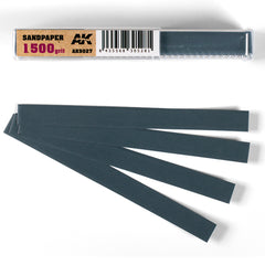 AK Interactive - Tools  - Wet Sandpaper 1500 grit X 50 Units