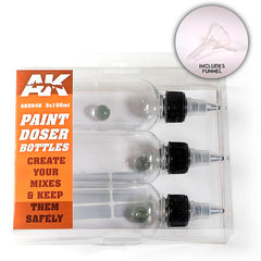 PREORDER AK Interactive - Complements  - Paint Doser Bottles 3X100 ml