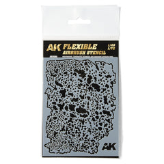 PREORDER AK Interactive - Basics  - Flexible Airbrush Stencils 1/48 1/72