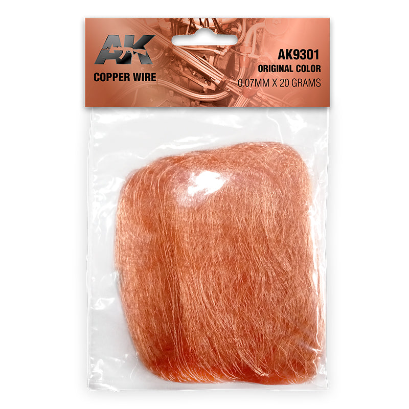 PREORDER AK Interactive - Accessories - Copper Wire 0.07mm X 20 grams Original Color