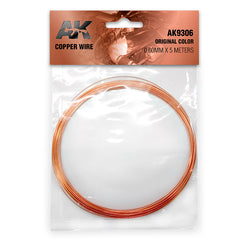 PREORDER AK Interactive - Accessories - Copper Wire 0.60mm X 5 Meters Original Color