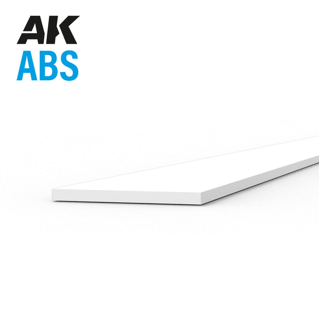 PREORDER AK Interactive - ABS  - Strips 0.25 X 4.00 X 350mm