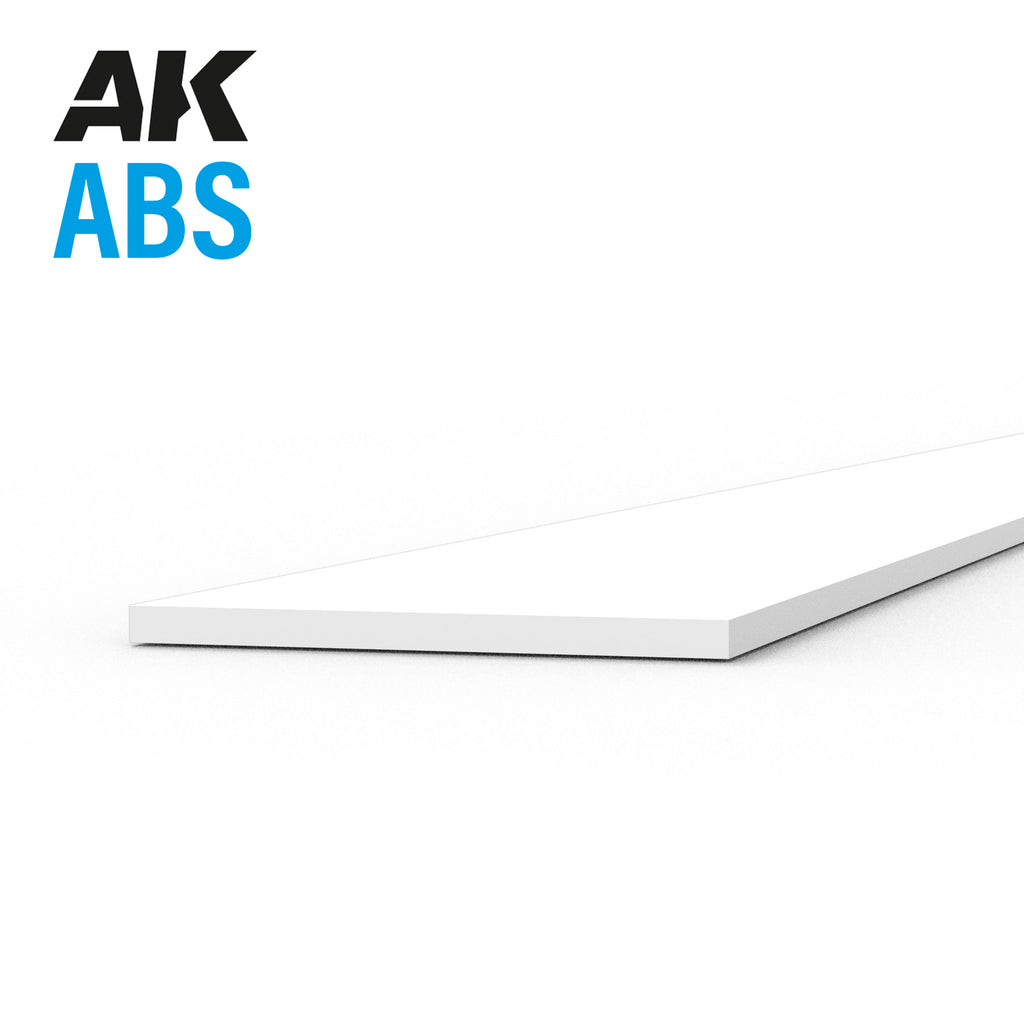 PREORDER AK Interactive - ABS  - Strips 0.25 X 5.00 X 350mm