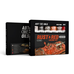 PREORDER AK Interactive - Oils - Rust & Red Colors Set