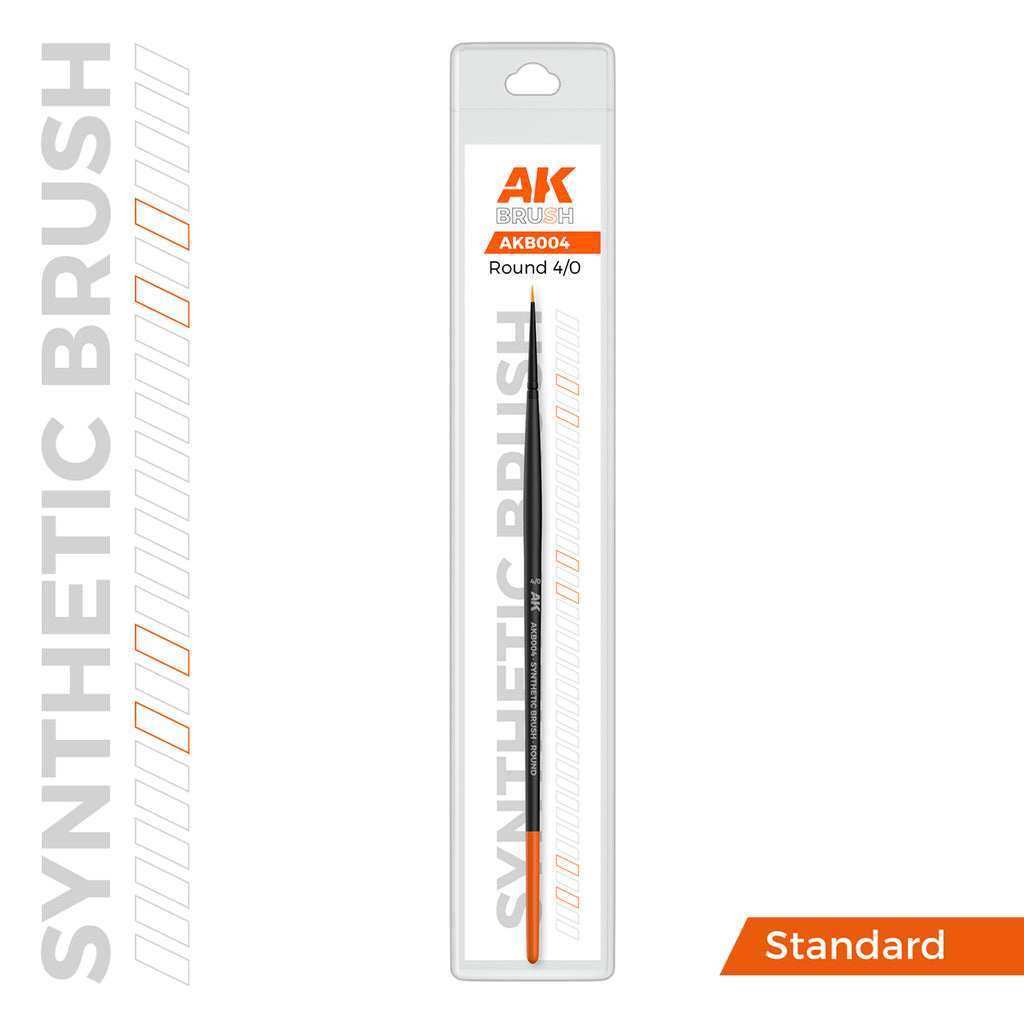 PREORDER AK Interactive - Brushes - Synthetic Brush - Round 4/0