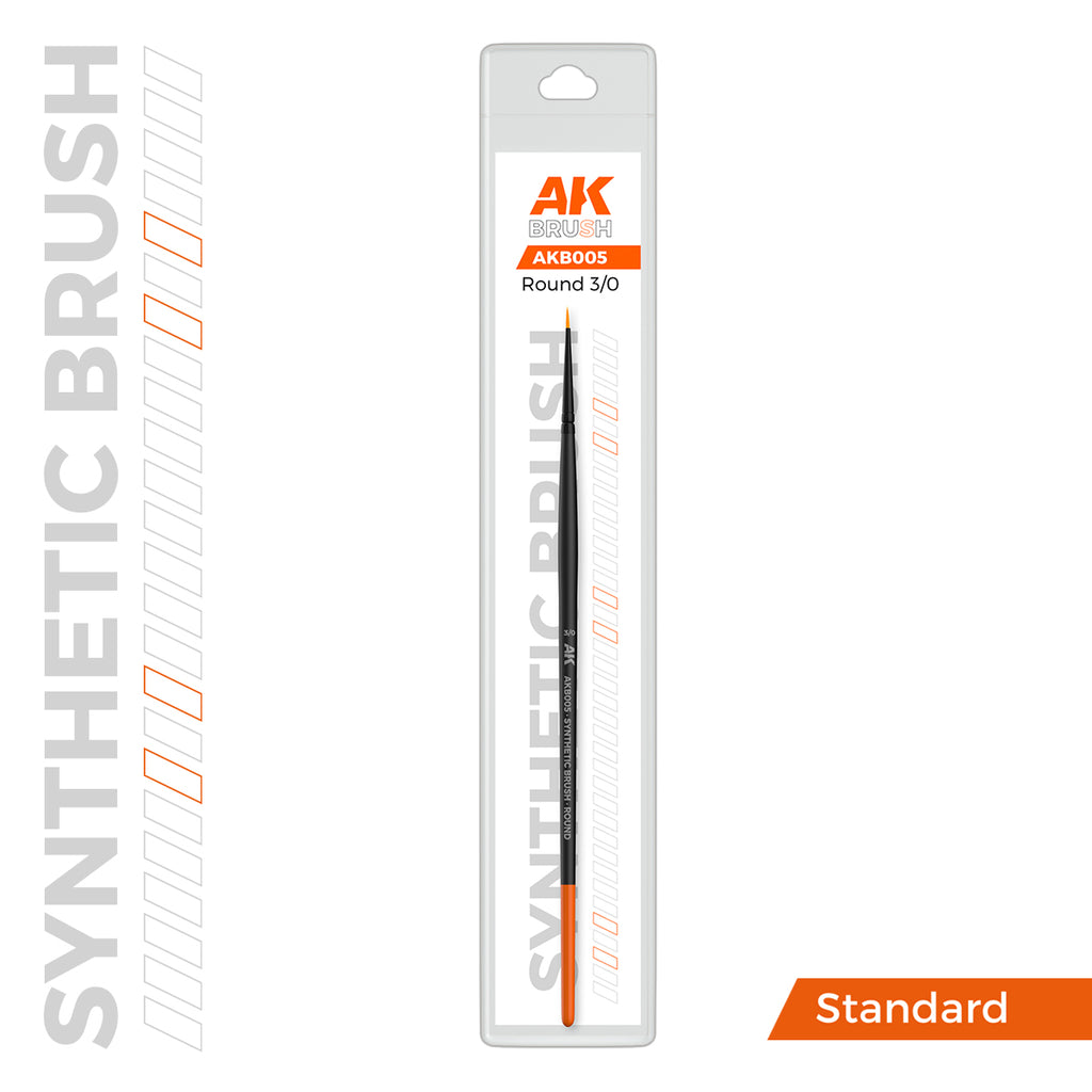 PREORDER AK Interactive - Brushes - Synthetic Brush - Round 3/0