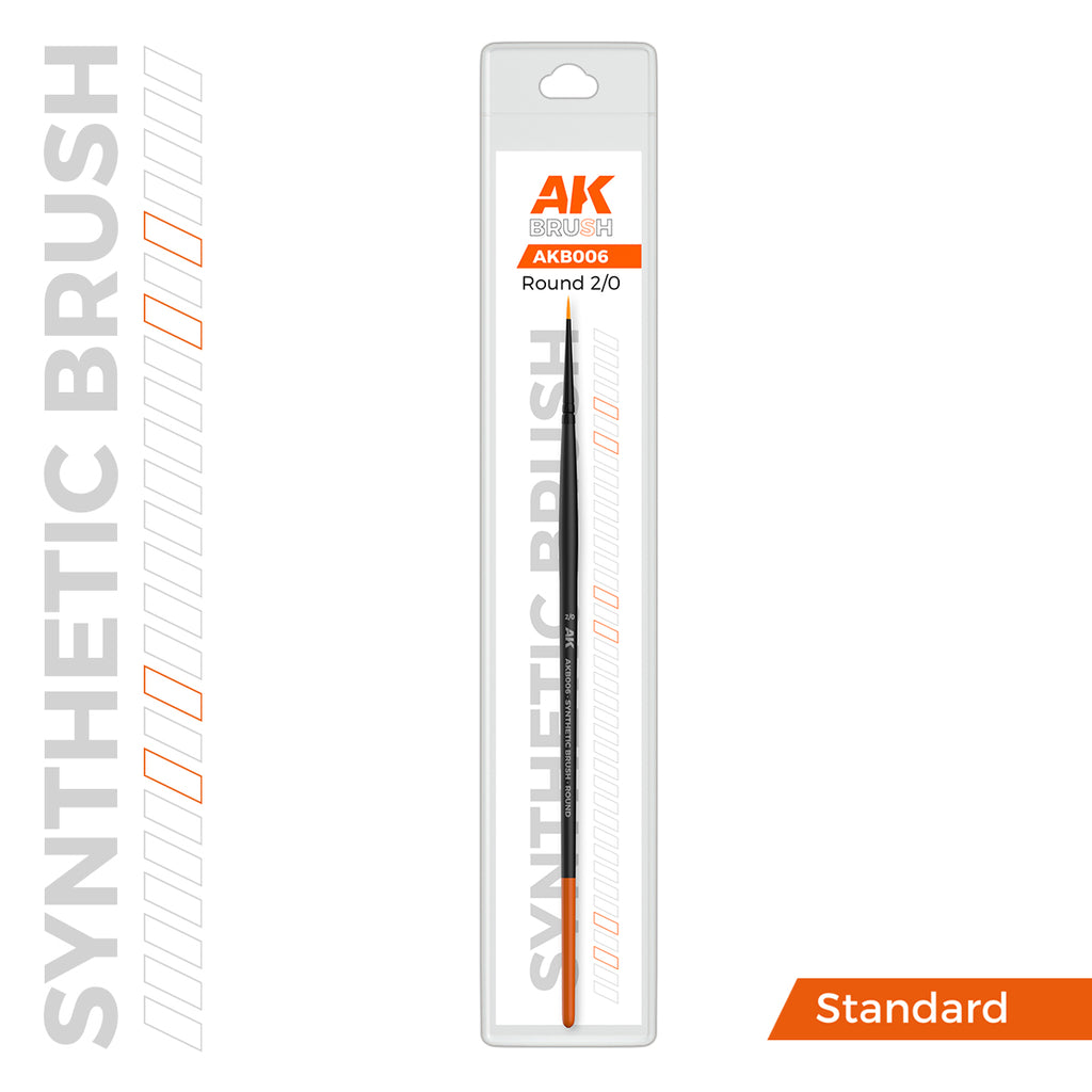 PREORDER AK Interactive - Brushes - Synthetic Brush - Round 2/0