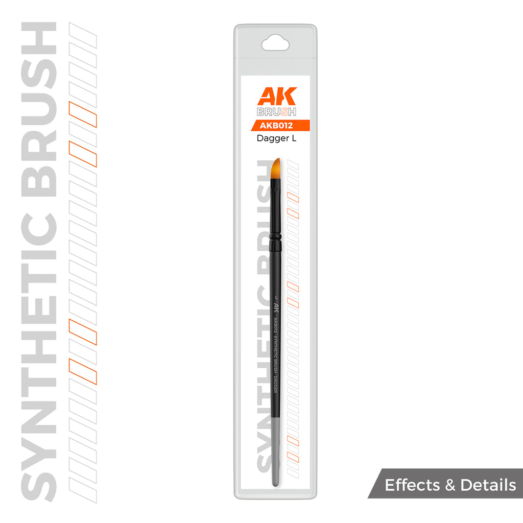 PREORDER AK Interactive - Brushes - Synthetic Brush - Dagger L