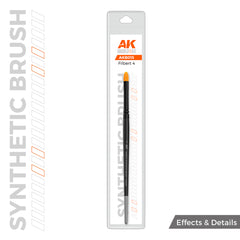 PREORDER AK Interactive - Brushes - Synthetic Brush - Filbert 4