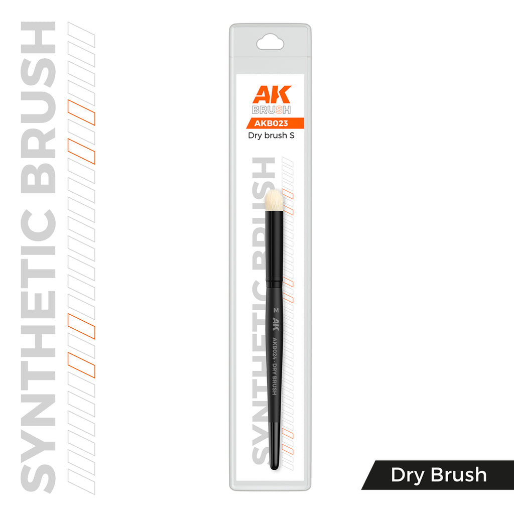 PREORDER AK Interactive - Brushes - Synthetic Dry Brush - S