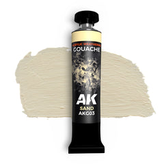 PREORDER AK Interactive - Gouache Paints - Sand - Ak Gouache 20 Ml.