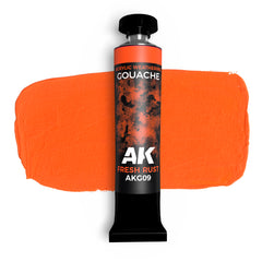 PREORDER AK Interactive - Gouache Paints - Fresh Rust - Ak Gouache 20 Ml.