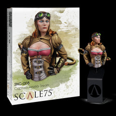 PREORDER Scale 75 - Busts - Naughty Gears - Captain Amelia Steam 1:12