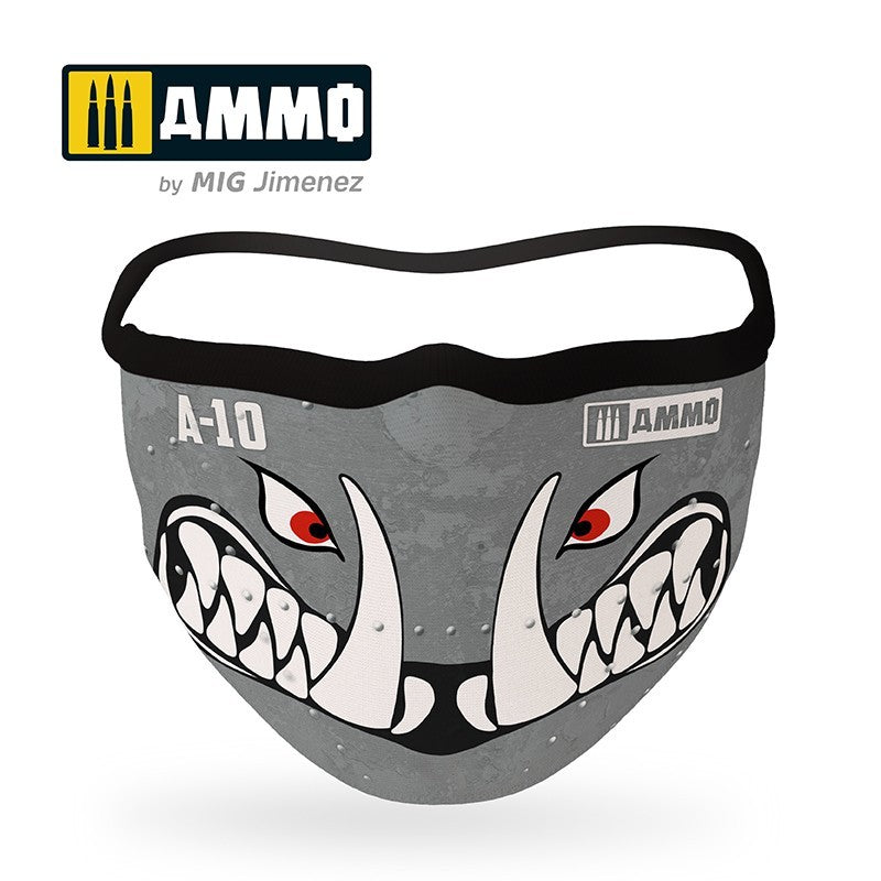 PREORDER Ammo by MIG - Merchandise - Ammo Face Mask "A10 Warthog" (Hygienic Protective Mask 100% Polyester)