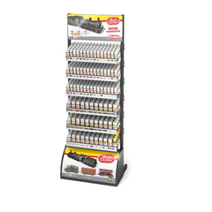 PREORDER Ammo by MIG - Rail Center Complete Range Half Stand Display (Stand with Stock)