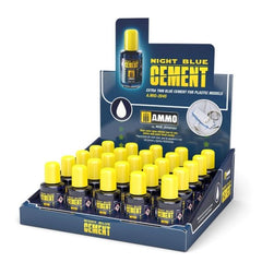 Ammo by MIG - Night Blue Cement Stand Display (Stand with Stock)