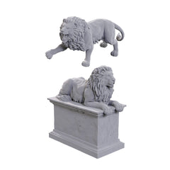 PREORDER WizKids Deep Cuts: Stone Lion/Animated Stone Lion