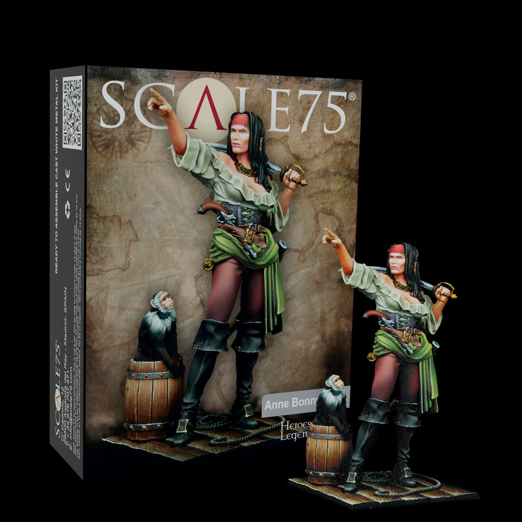 PREORDER Scale 75 Figures - Heroes and Legends - Anne Bonny 75mm