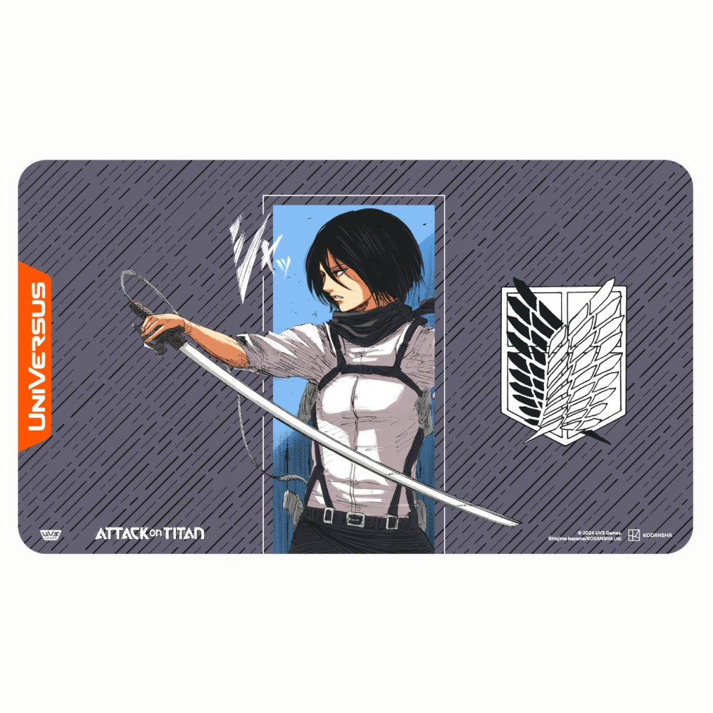 PREORDER UniVersus Playmat: Attack on Titan - Battle for Humanity - Mikasa