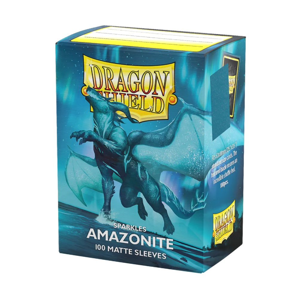 Dragon Shield: Sleeves  Matte  Sparkles: Amazonite