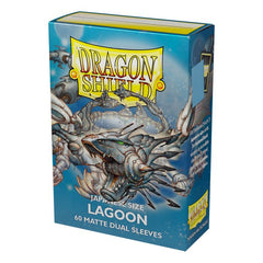 Dragon Shield: Japanese Size Sleeves  Matte Dual  Lagoon (Saras)