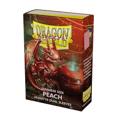 Dragon Shield: Japanese Size Sleeves  Matte Dual  Peach (Piip)
