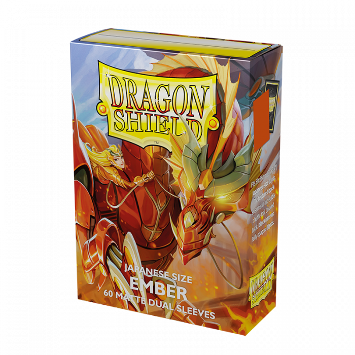 Sleeves - Dragon Shield Japanese - Box 60 - Dual Matte Ember