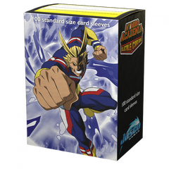 Sleeves - Dragon Shield - Box 100 - Matte Art - My Hero Academia All Might Punch