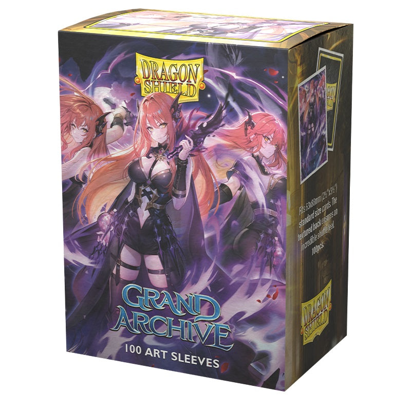 Sleeves - Dragon Shield - Box 100 - Matte Art - Grand Archive - Tristan Shadowdancer