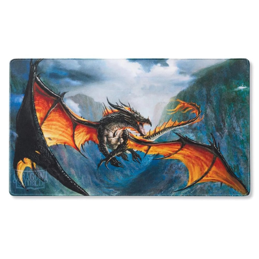 Dragon Shield: Playmat Case & Coin Black (Amina Harbinger of Destiny)