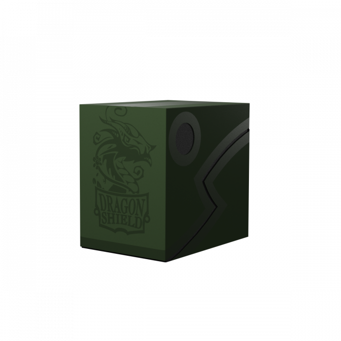Dragon Shield: Deck Box  Double Shell  Forest Green/Black