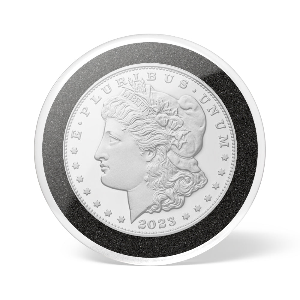 PREORDER Ultra Pro: UPATFG-I-38B-250 Air-tite Coin Case - I38 Holder with Black Ring - Bulk 250 pack