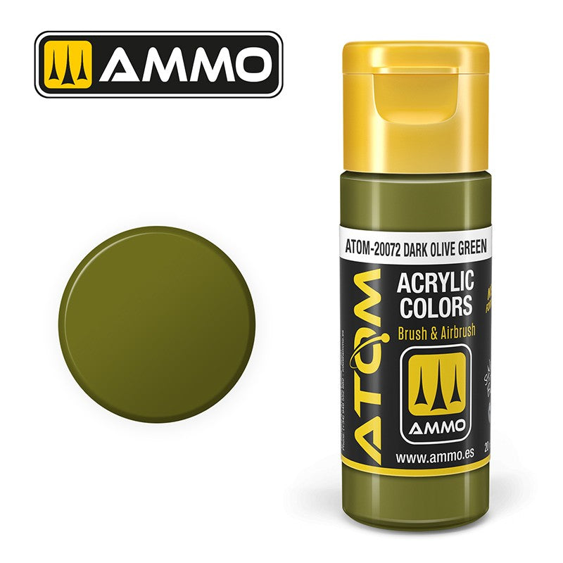 PREORDER Ammo by MIG - Atom Color - Dark Olive Green 20ml