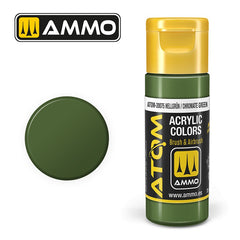 PREORDER Ammo by MIG - Atom Color - Hellgr������n / Chromate Green