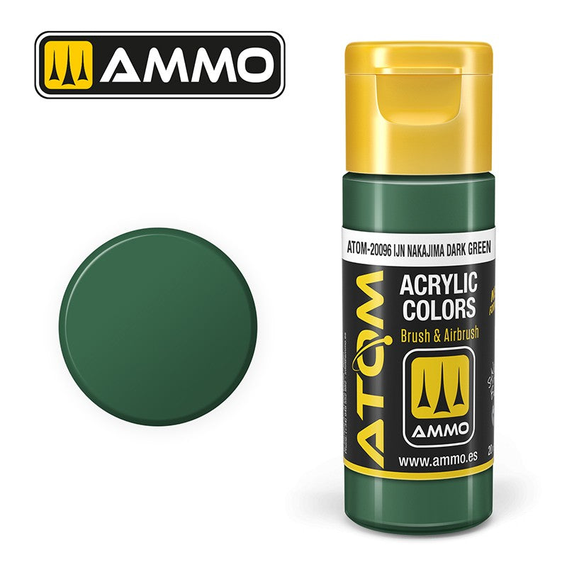 PREORDER Ammo by MIG - Atom Color - Ijn Nakajima Dark Green 20ml