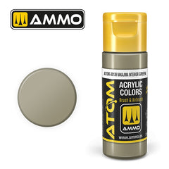 PREORDER Ammo by MIG - Atom Color - Nakajima Interior Green 20ml