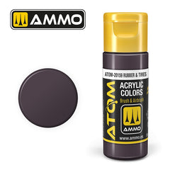 PREORDER Ammo by MIG - Atom Color - Rubber & Tires 20ml