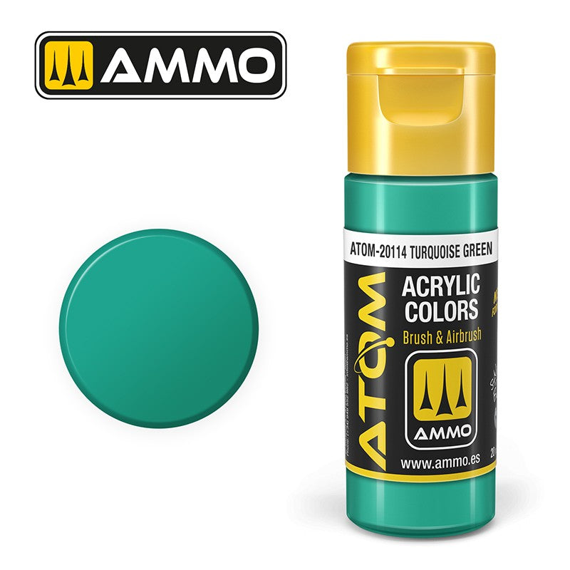 PREORDER Ammo by MIG - Atom Color - Turquoise Green 20ml