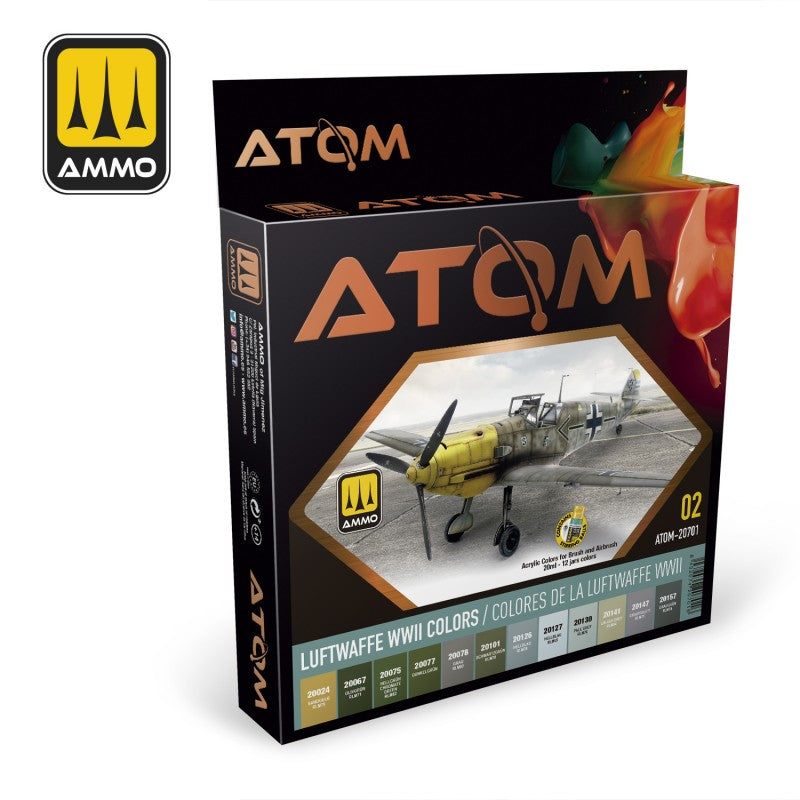 PREORDER Ammo by MIG - Atom Color - Luftwaffe Wwii Colors Set