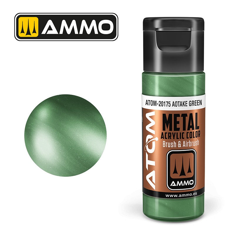 PREORDER Ammo by MIG - Atom Color - Metallic - Aotake Green 20ml