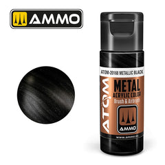 PREORDER Ammo by MIG - Atom Color - Metallic - Black 20ml