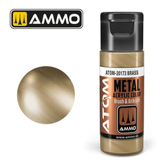 PREORDER Ammo by MIG - Atom Color - Metallic - Brass 20ml