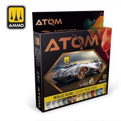 Ammo by MIG - Atom Color - Metallic Colors Set