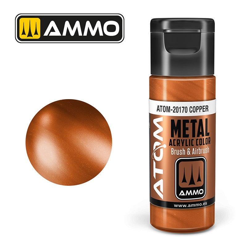 PREORDER Ammo by MIG - Atom Color - Metallic - Copper 20ml